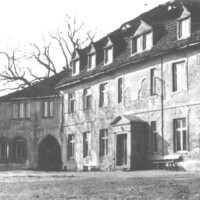 Schloss Neuhausen, Prignitz, historisch, 1959